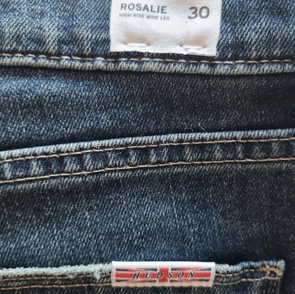 Hudson ​Rosalie High-Rise Wide Leg Ankle Jeans, Size 30, NWT - Picture 13 of 15